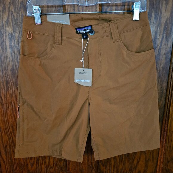 Patagonia Men’s Quandary 8” Shorts Tree Ring Brown’ Size 28